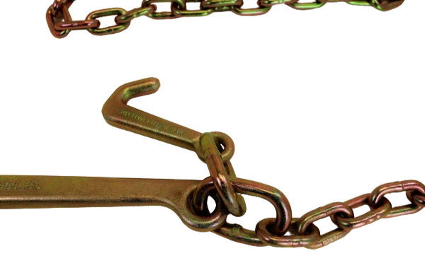 AS-KTC103A 24-Inch V-Bridle Chain Towing Kit with 15" J & Mini J Hooks - 4700 lbs Load Capacity SAFE 'N SECURE LLC