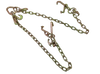 AS-KTC114B 36-Inch V-Bridle Chain with RTJ Cluster Hooks - 4,700 lbs Load Capacity for Professional Towing and Recovery SAFE 'N SECURE LLC