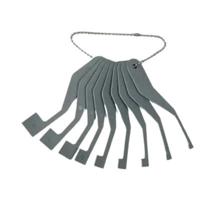 Truck Brake Lining Gauge Set - 9 Piece Manual Brake Gauge Set -  | CasterHQ