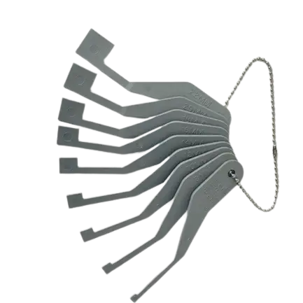 Truck Brake Lining Gauge Set - 9 Piece Manual Brake Gauge Set -  | CasterHQ