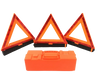 17.5" Reflective Warning Triangles - Pack of 3 - FMVSS 125 Compliant Emergency Road Safety Kit CasterHQ