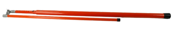 AS-REDSTICK-20: High Precision 20' Telescoping Height Measuring Stick with 4' Arm - Durable & Lightweight SAFE 'N SECURE LLC