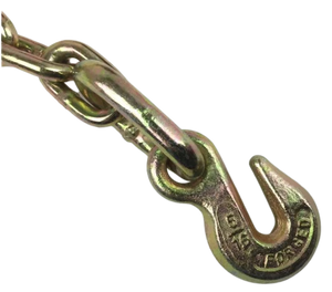 2 Ton Snatch Block with Shackle, Chain, Grab Hook for 5/16" - 3/8" Wire Rope, 3" Sheave, 9 lbs CasterHQ