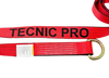 Red TECNIC Webbing Lasso Strap with D Ring - 2" x 100", 3,333 lbs Load Capacity - Durable Cargo Tie Down SAFE 'N SECURE LLC