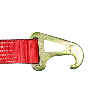 Quick-Pick Wheel Lift Strap for Jerr-Dan MPL - 10 ft, 2 in Wide, 3333 lbs Load Capacity, Heavy Duty Red TECNIC Webbing SAFE 'N SECURE LLC