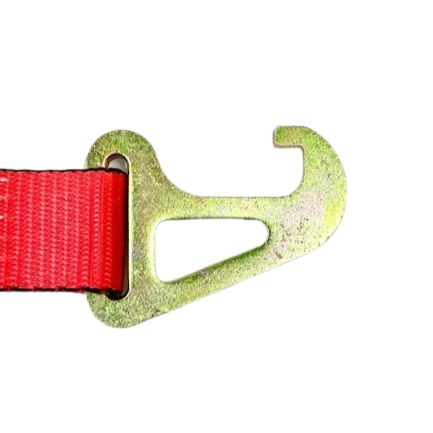 Quick-Pick Wheel Lift Strap for Jerr-Dan MPL - 10 ft, 2 in Wide, 3333 lbs Load Capacity, Heavy Duty Red TECNIC Webbing SAFE 'N SECURE LLC