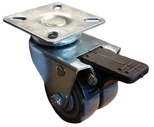 A9 3" LOW PROFILE TOTAL LOCK CASTER – 180LB CasterHQ