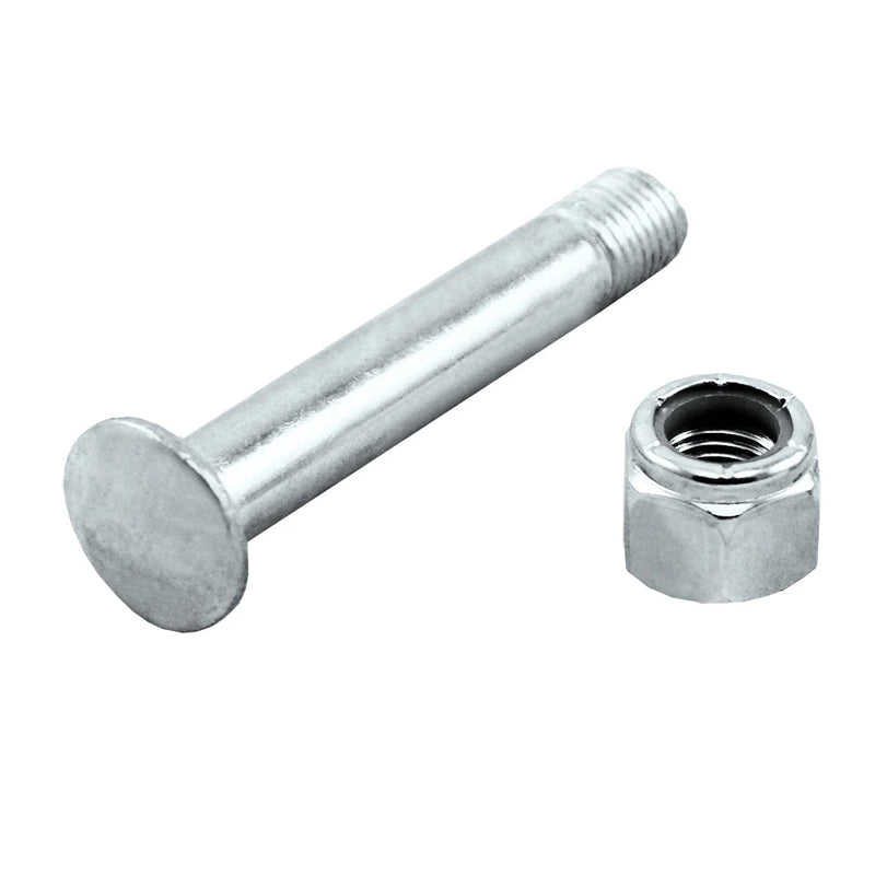 Durastar 1/2-13" OD x 3" Length Zerk Axle & a choice between 5/16" Jam Nuts Durastar