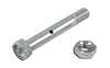 (1) Piece - Stainless 3/8" x 2-1/4" Zerk Axle & Nut CasterHQ