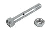 (1) Piece - 1/2" x 3-3/8" Zerk Axle & Nut CasterHQ