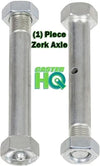 (1) Piece - 1/2" x 3-3/8" Zerk Axle & Nut CasterHQ