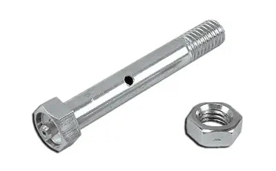 (1) Piece - 3/4" x 4-3/4" Zerk Axle & Nut -  | CasterHQ