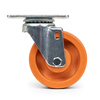 HS40P2HWO 4" High-Temp Bakery Rack Caster – 500°F Heatwave, Zinc-Plated Swivel (No Brake) CasterHQ