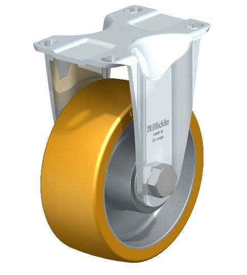 Blickle B-ALTH 100K-12 4-inch x 1-9/16-inch Rigid Caster with 400 lb Load Capacity and Plain Bore Blickle