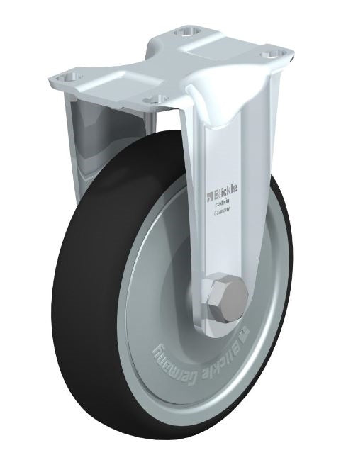 B-PATH 125K-12-FK 5" x 1-1/4" Rigid Caster with 400 lb Load Capacity and Ball Bearing Blickle