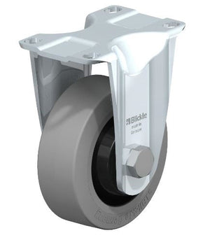 3.5" x 1-1/4" Rigid Caster 3-5/8" x 2-1/2" Top Plate – 220 lb