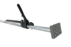 Adjustable Steel Load Lock Bar - 87" to 102" Length, 11 lbs, Rubber Padded Ends for Secure Cargo Restraint CasterHQ