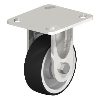 4" x 1-3/8" Blickle BKSX-POTH 100KD-14 Rigid Caster with 330 lbs Load Capacity and Ball Bearing Blickle