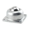 1-1/2" Stainless Steel Flange Mounted Ball Transfer Unit Hudson Bearings