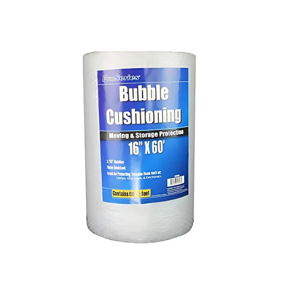 3/16" X 16" X 60' Low Density Bubble Wrap - Premium Protective Packaging Material for Safe Shipping and Storage - SKU: BU1000 American-Moving-Supplies