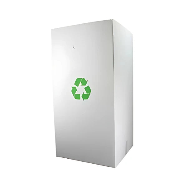 18" x 18" x 36" Recycle Box - Eco-Friendly Corrugated Cardboard Waste Sorting Solution (Pack of 10) - BX1051 for Efficient Recycling in Homes and Offices American-Moving-Supplies