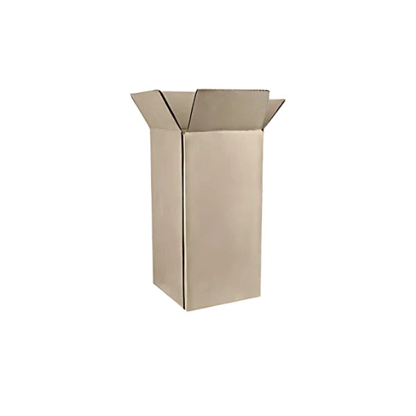 4" x 4" x 8" Corrugated Box (QTY: 25) - BX1118 for Shipping and Storage | Lightweight, Strong, and Versatile Packaging Solution American-Moving-Supplies
