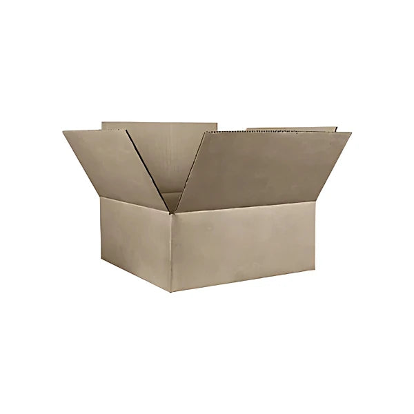 10" x 10" x 4" Corrugated Shipping Box (Pack of 25) - BX1120 | Heavy-Duty Cardboard for Reliable Storage & Shipping Solutions American-Moving-Supplies