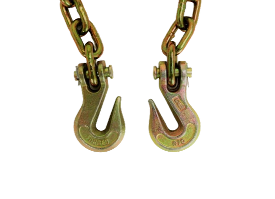 C-3/8X20T70 - Heavy-Duty 3/8" x 20' Grade 70 Transport Chain - 6600 lbs Load Capacity CasterHQ