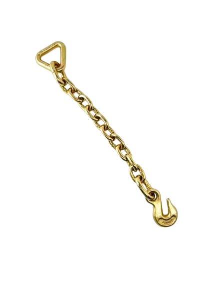 18" Chain Anchor Assembly with 2" D-Ring, Grade 70 Chain, 5/16" Grab Hook SAFE 'N SECURE LLC