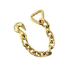 18" Chain Anchor Assembly with 2" D-Ring, Grade 70 Chain, 5/16" Grab Hook SAFE 'N SECURE LLC