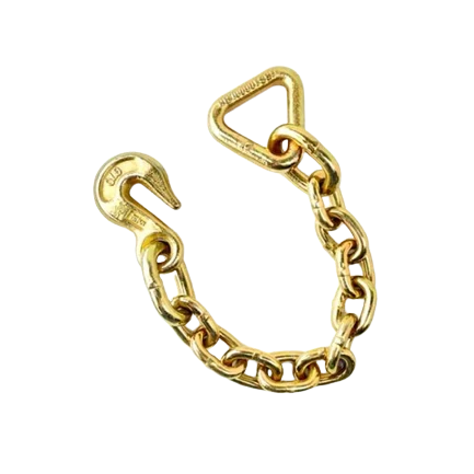 18" Chain Anchor Assembly with 2" D-Ring, Grade 70 Chain, 5/16" Grab Hook SAFE 'N SECURE LLC