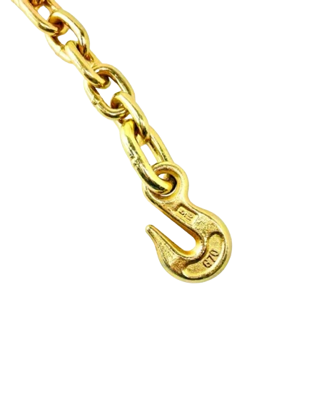 18" Chain Anchor Assembly with 2" D-Ring, Grade 70 Chain, 5/16" Grab Hook SAFE 'N SECURE LLC