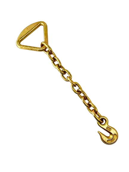 18" Grade 70 Chain Anchor Assembly with 4" D-Ring and 3/8" Grab Hook SAFE 'N SECURE LLC