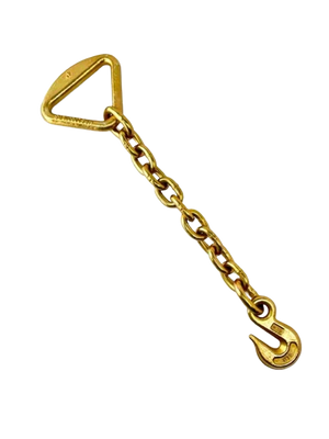 18" Grade 70 Chain Anchor Assembly with 4" D-Ring and 3/8" Grab Hook SAFE 'N SECURE LLC