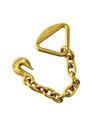 18" Grade 70 Chain Anchor Assembly with 4" D-Ring and 3/8" Grab Hook SAFE 'N SECURE LLC