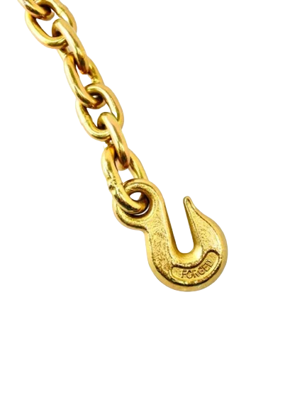 18" Grade 70 Chain Anchor Assembly with 4" D-Ring and 3/8" Grab Hook SAFE 'N SECURE LLC