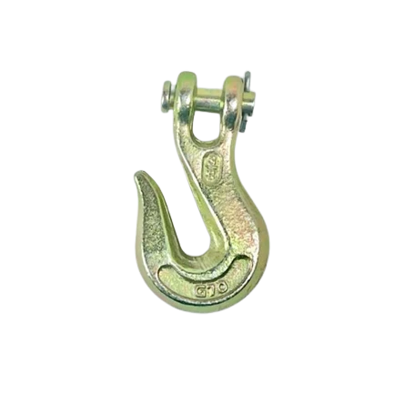 Grade 70 C-CGH-1/2 Clevis Grab Hook with 11,300 lbs Load Capacity on white background, demonstrating heavy-duty steel construction for industrial use