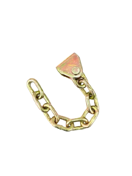 2" x 12" Grade 70 Chain Tail and Bracket Ratchet Attachment, 11,000lbs Capacity CasterHQ