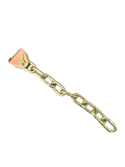 2" x 12" Grade 70 Chain Tail and Bracket Ratchet Attachment, 11,000lbs Capacity CasterHQ