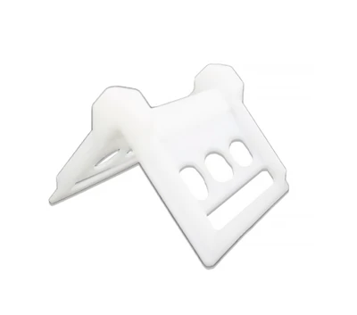 Corner Protector for 2-4 inch Webbing, 4" x 4" x 5 ¼", White, 0.2 lbs CasterHQ