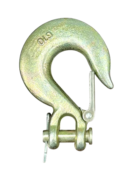 Heavy-Duty 1/2" Clevis Slip Hook with Safety Latch - 11,300 lbs Load Capacity | Reliable & Durable for Industrial Lifting SAFE 'N SECURE LLC
