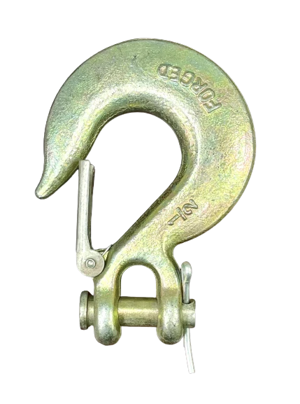 Heavy-Duty 1/2" Clevis Slip Hook with Safety Latch - 11,300 lbs Load Capacity | Reliable & Durable for Industrial Lifting SAFE 'N SECURE LLC