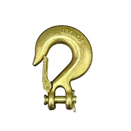 C-CSHL-3/8 Clevis Slip Hook with Latch, 6600 lbs Load Capacity - Heavy-Duty Towing and Cargo Hook SAFE 'N SECURE LLC