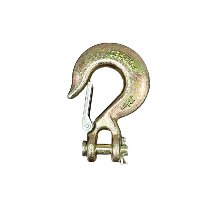 C-CSHL-516 Clevis Slip Hook with Latch - 4,700 lbs Load Capacity, Durable Steel, Secure Safety Latch SAFE 'N SECURE LLC