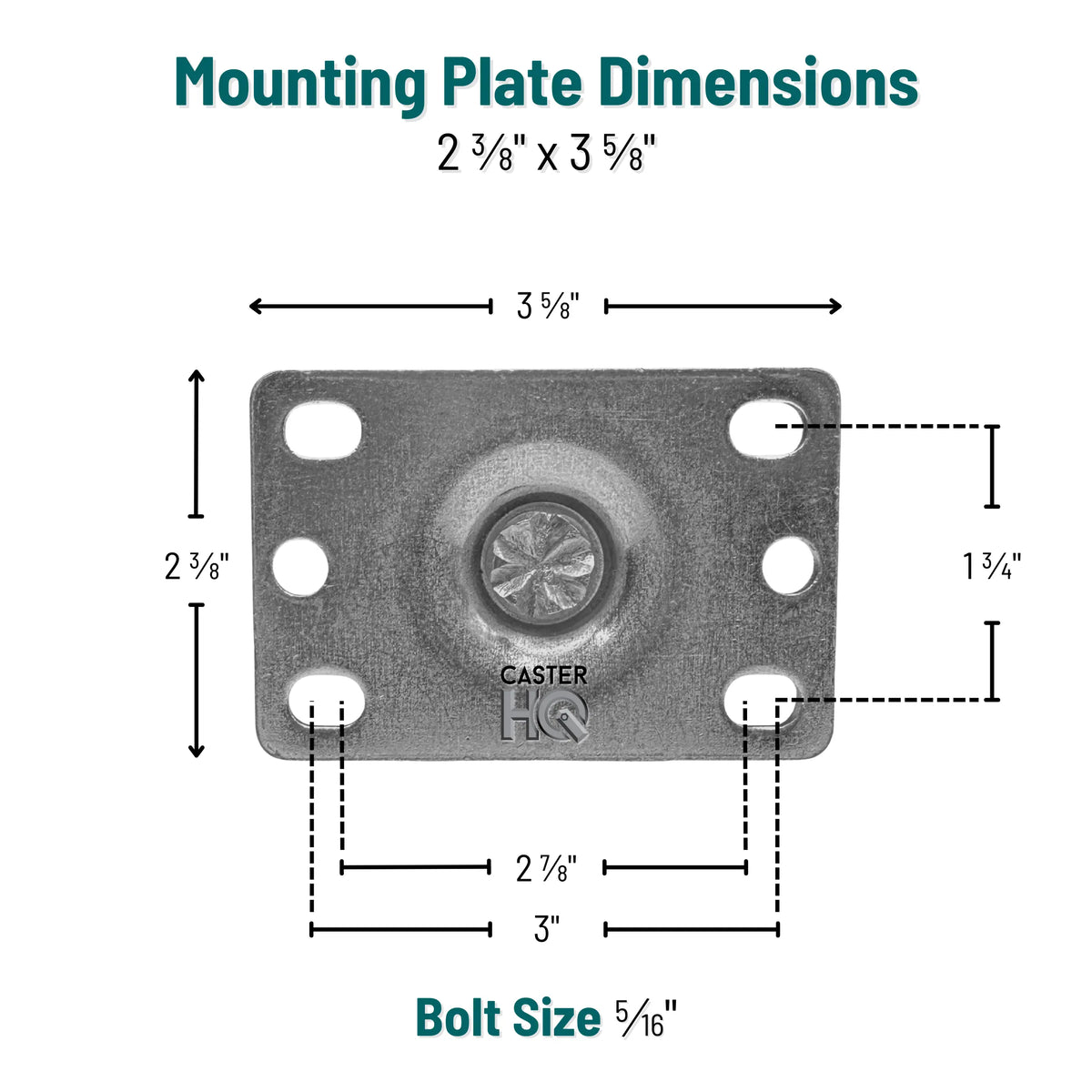 Premium 2" Low Profile Swivel Plate Casters - Set of 4 | Hard Rubber Dual Wheels | 225 lbs Capacity Each / 900 lbs Per Set of 4 | Smooth & Quiet Rolling | Heavy Duty Industrial Casters | Ideal for Furniture, Equipment, and More! -  | CasterHQ
