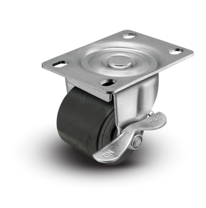 Shepherd C0020120ZN-POL01(KK)B 2" Polyolefin Swivel Side Lock Caster – 300 lb