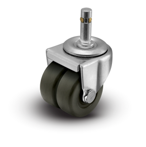 Shepherd C0020273ZN-HDR01(GG) 2" Hard Rubber Dual Wheel Swivel Caster – 225 lb