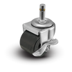 Shepherd C0020273ZN-POL01(KK)B 2" Polyolefin Dual Wheel Caster – 300 lb | CasterHQ