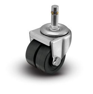 Shepherd C0020273ZN-POS01(KK) 2" Polyolefin Dual Wheel Swivel Caster – 225 lb