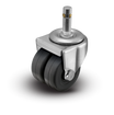 Shepherd C0020273ZN-SFR01(GG) 2" Hard Rubber Dual Wheel Swivel Caster – 180 lb | CasterHQ